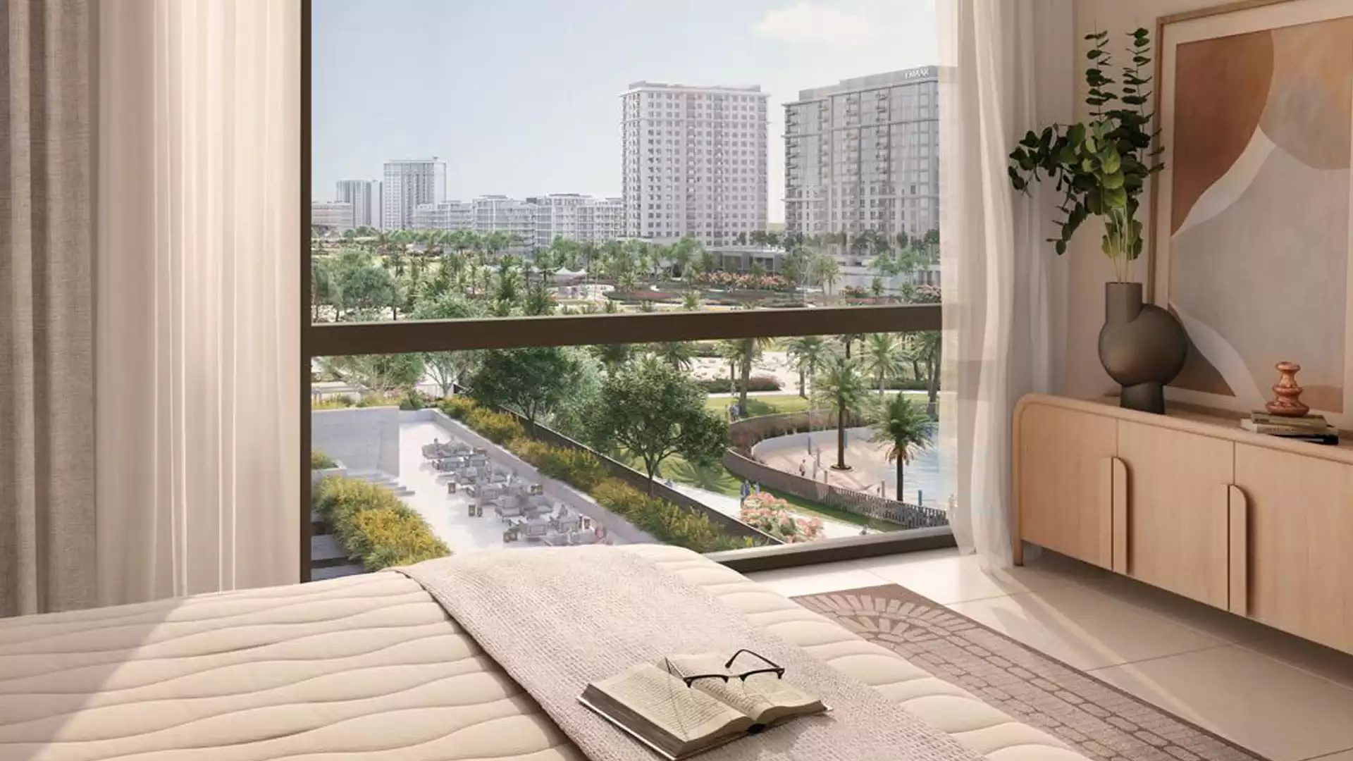 Edge-Realty-شقة غرفتين نوم للبيع في دبي بمشروع باركسايد فيوز